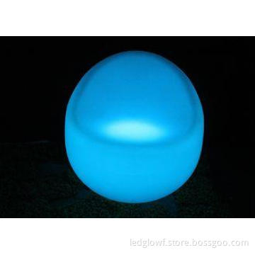 Durable Ployethylene Round LED Bar Stools For Seating / Bat